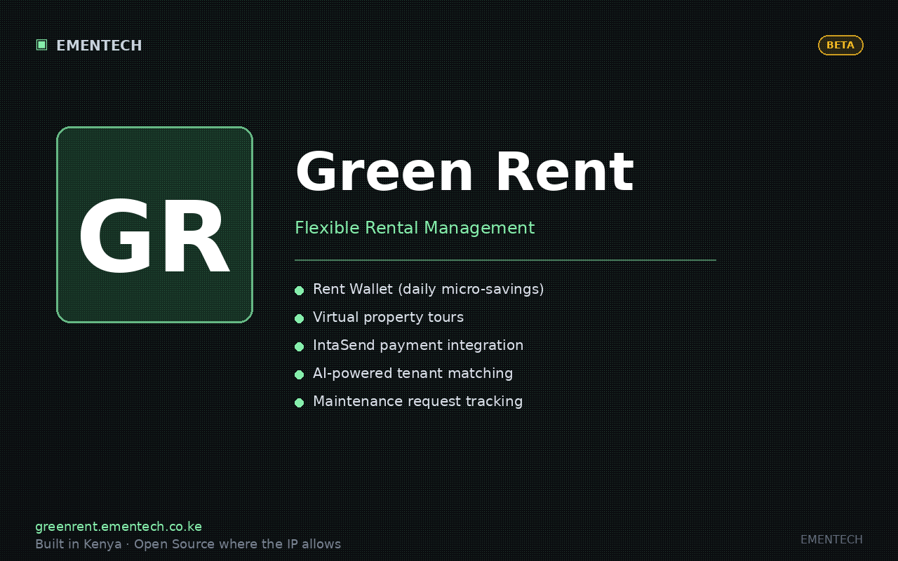 Green Rent live product screenshot